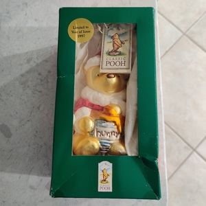 Winnie The Pooh Blown Glass Ornament 1997